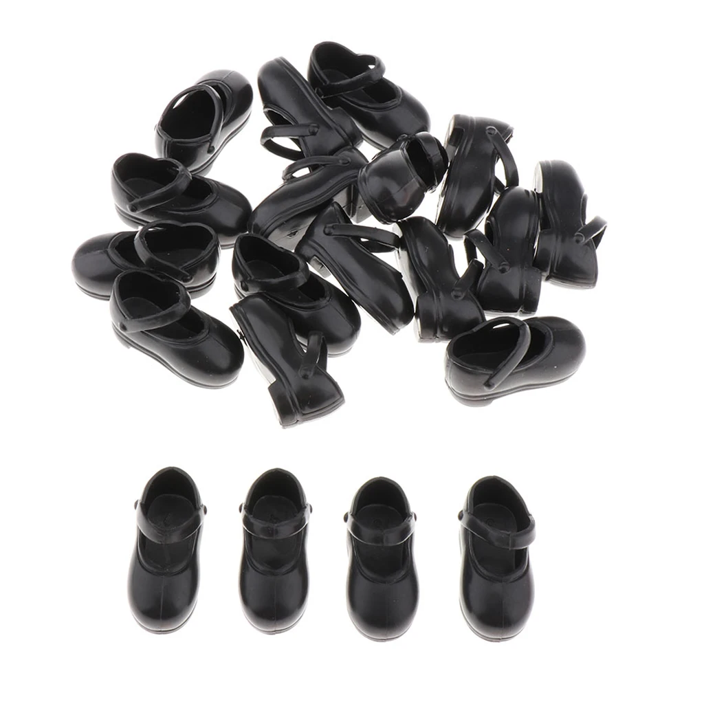 10 Pairs 1/6 BJD Shoes Sneakers Outfits for 12inch Blythe Licca Azone for DOD Dollfie Ball Jointed Doll Clothing