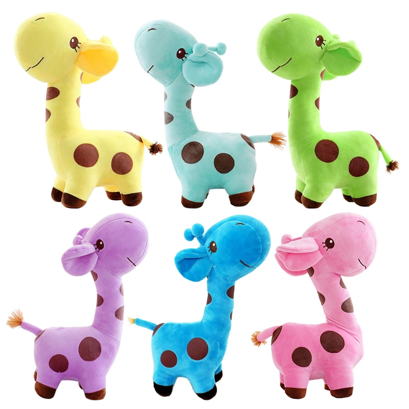 Birthday Gift Stuffed Animal Dolls Baby Kids Toys Plush Giraffe Doll Cute 