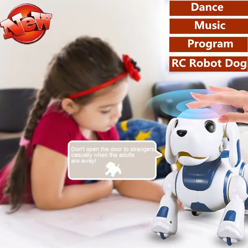Smart Rc Robot Dog Pet Singing Dance Walk Programma Intelligente Touch Control Dog Simulation Parla Con Kid Cute Toy Gifts Boy Kid