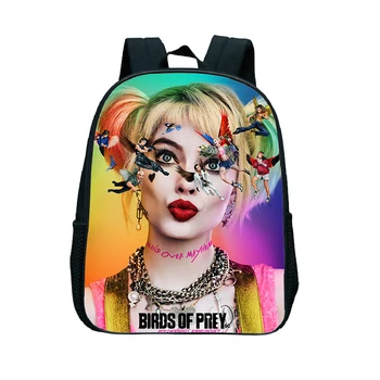 

Children Harley Quinn Kindergarten Schoolbag Toddler Cartoon Rucksack Girl Boy Suicide Squad BookBag Kids Anime Backpack Mochila