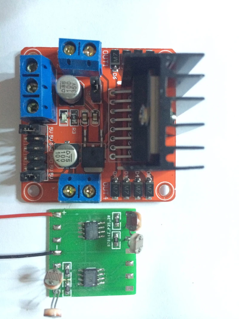 placa de acionamento automatico rastreamento 12v l298n 02