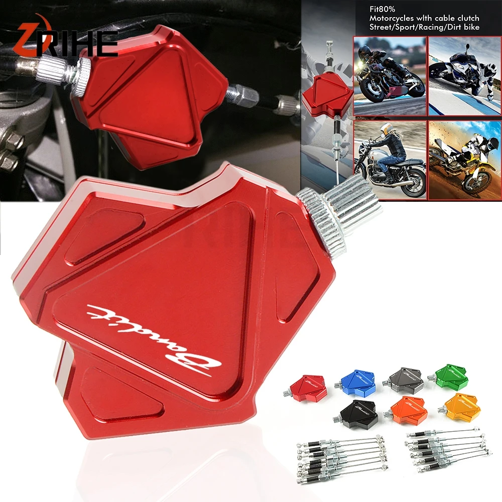 For Suzuki Gsf 250 600s 650 1200 Bandit Motorcycle Stunt Clutch Lever Easy Pull Cable System Cnc