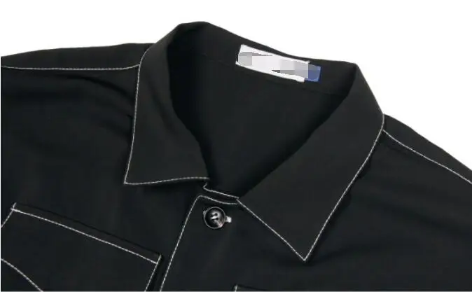 S-6XL! мужские весенне-летние повседневные брюки с короткими рукавами и отворотами