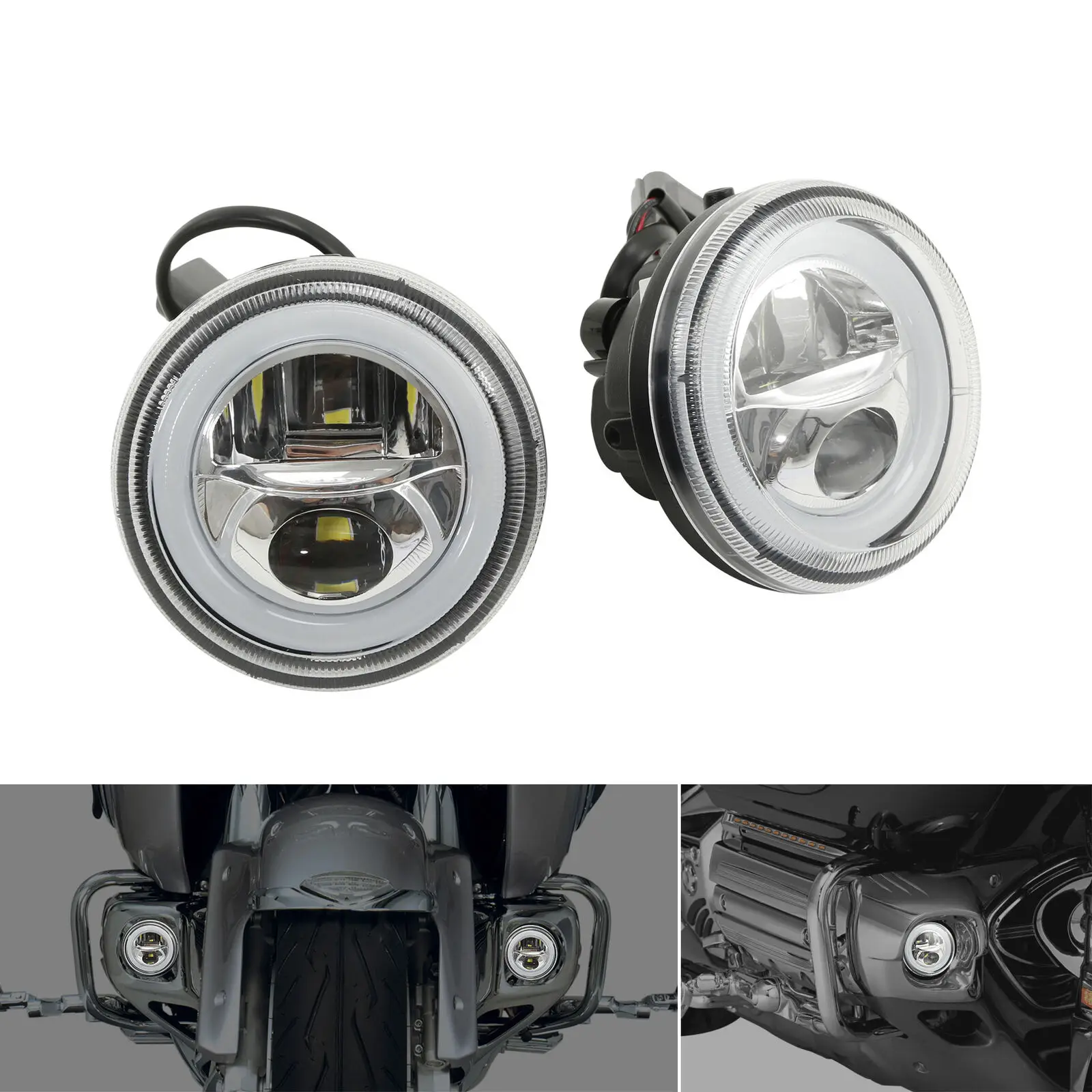 

Motorcycle LED Driving Fog Light Lamp For Honda Goldwing GL1800 2012-2017 F6B 2014-2016