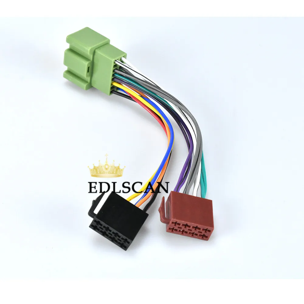EDLSCAN АВТО ISO Стандартный жгут радио адаптер 12-032 для Volvo autostereo ISO кабель 12-032