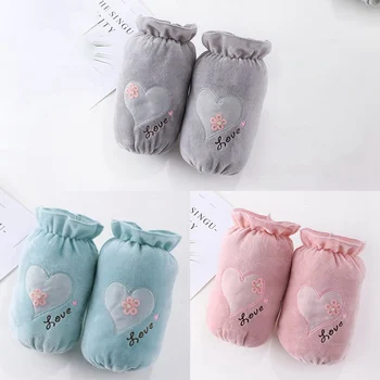 

Winter New Sleeves Kitchen Cleaning Anti-Fouling Cuff Heart Plush Long Sleeves Ladies Children's Office Short Sleeves