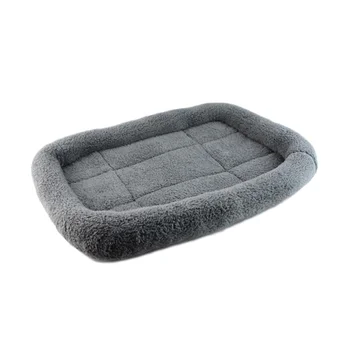 

Soft Plush Cloth Pet Dog Puppy Cat Bed Autumn Winter House Nest Size S (Grey)
