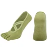 Indoor Yoga Dance Five Finger Socks 35-42 Size Womens Outdoor Sports Breathable Non-slip Cotton Five Toes Socks Yoga Sock