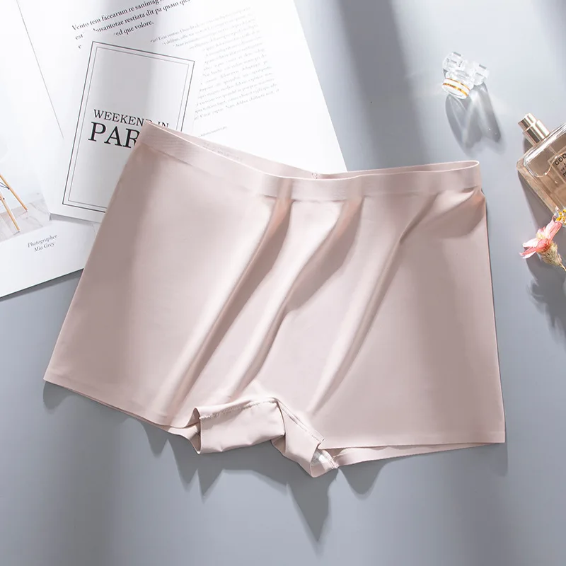Short De Sport Femme En Soie Glacée - Extensible, Séchage Rapide, Taille élastique, Poches Zippées, Pour Yoga, Course, Gym