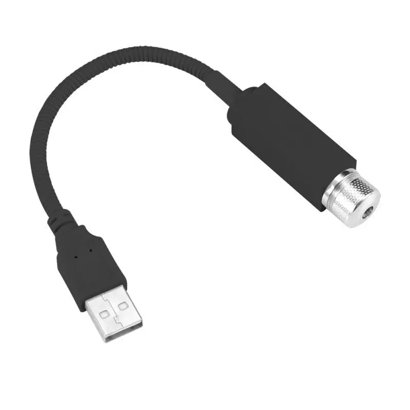 1 шт. фонари на крышу автомобиля романтический USB ночной Светильник атмосфера лампа украшение для потолка светильник автомобиля декоративная лампа с USB портом - Испускаемый цвет: red light A