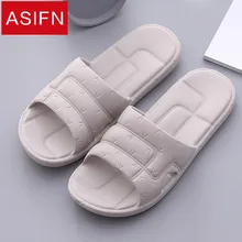 ASIFN; мужские тапочки; женские сандалии для ванной; простые мужские шлепанцы без задника на толстой подошве; домашние Летние вьетнамки