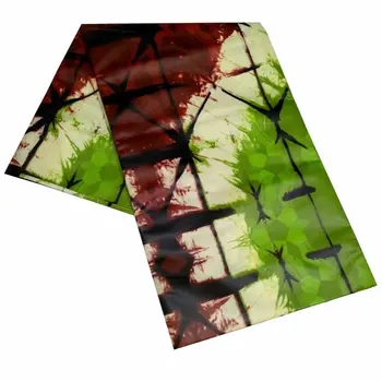 

2020 New Gold green coffee color embroidered bazin riche getzner with tulle lace fabric African Bazin fabric for women dress