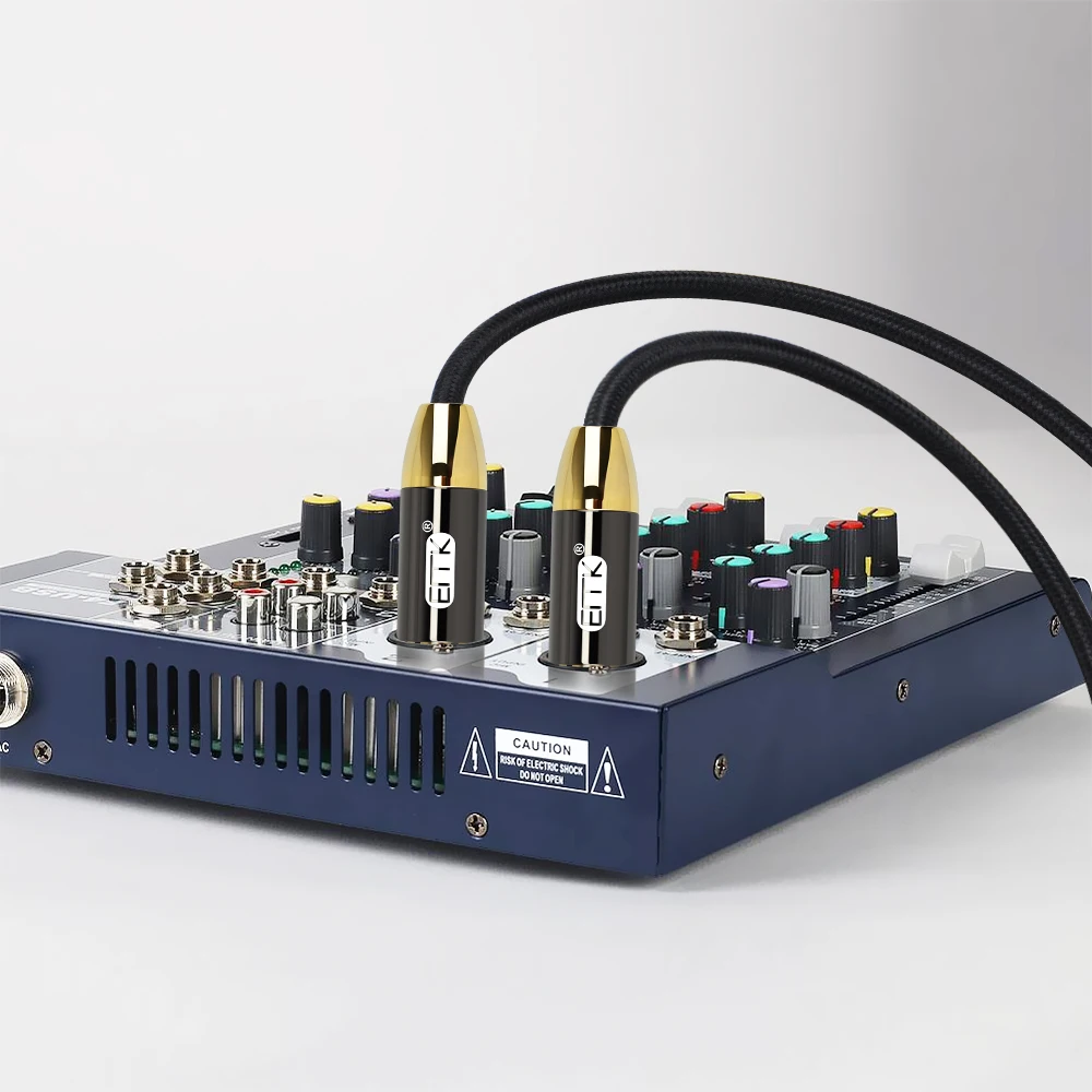 XLR сбалансированный микрофонный усилитель аудиокабеля 3 контактный аудио стерео