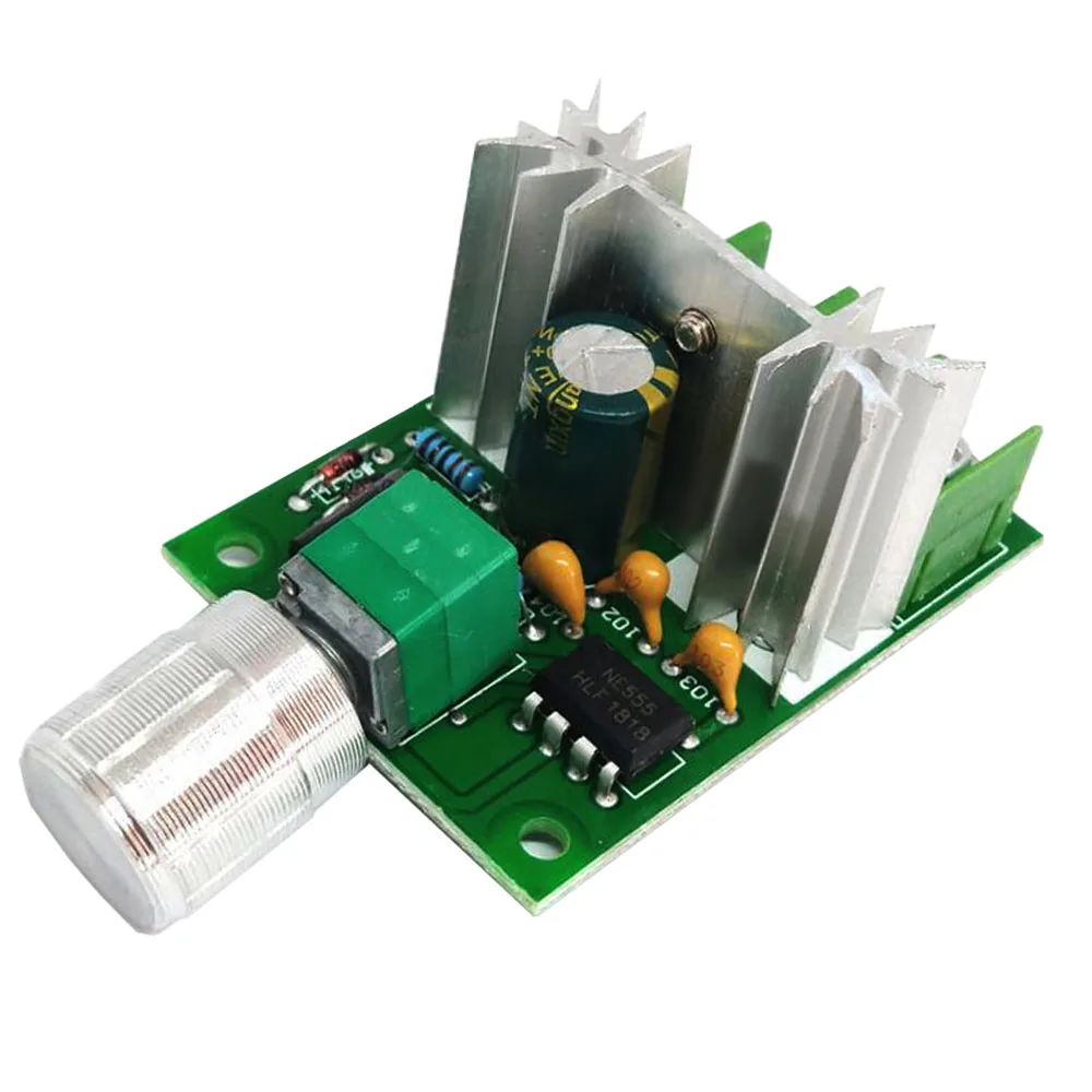 DC motor fan speed controller 6V-12V 6A high power stepless speed regulation board switch