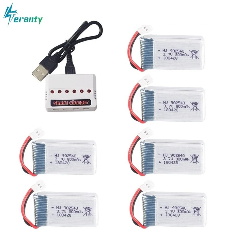 1S 3 7 V 800mAh Lipo батарея для Syma X5 X5C X5SC X5SW TK M68 MJX X705C SG600 RC Quadcopter Drone запасная часть 902540 v