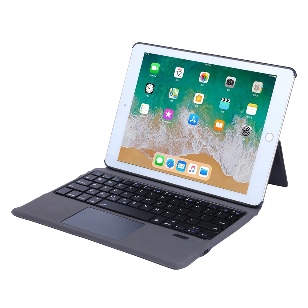 Беспроводная Bluetooth клавиатура чехол с сенсорной панелью для iPad 9,7 дюймов iPad 5th 6th кожаный чехол-подставка клавиатура для планшетного компьютера