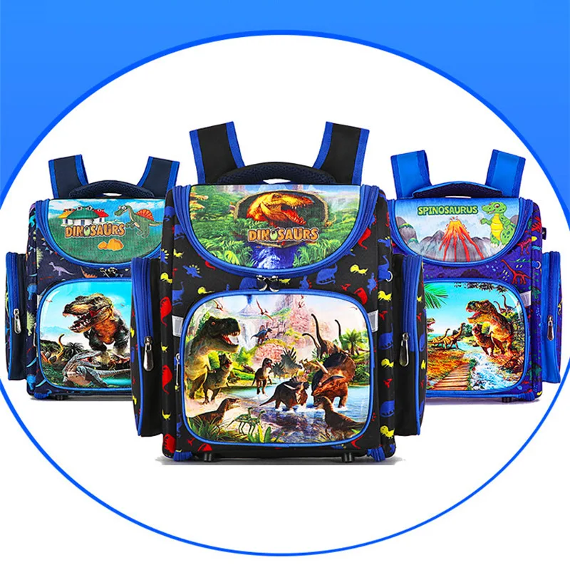 

Russia Dinosaur School Bag Young STUDENT'S Boy CHILDREN'S Cartoon Backpack
