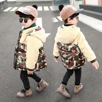 Зимние куртки для мальчиков; коллекция года; manteau enfant garcon; Детское пальто; одежда для малышей 2 лет