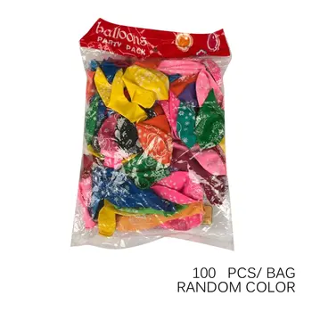 

100 PCS Big Latex balloon Merry Christmas printed Festival Helium Inflatable Round balloons Snowman kid globos party balloon