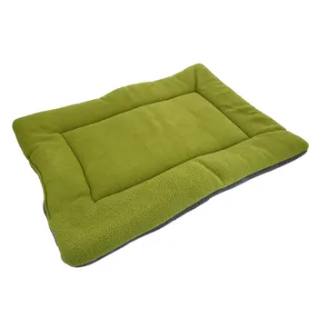 

Washable Soft Comfortable Silk Wadding Bed Pad Mat Cushion for Pet Green XL