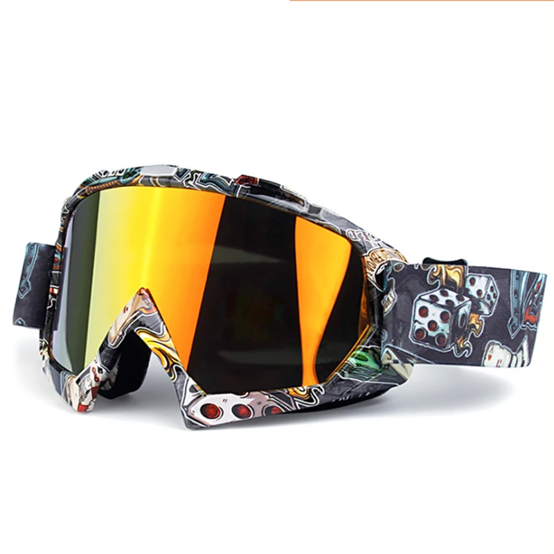 

Skiing Eyewear Snow Goggles Frameless Anti-Fog Anti-Wind Anti-UV Protector Adjustable Sunglass Protective Sponge Ski Mask Glass