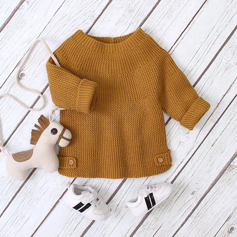 Одежда для новорожденных LZH новинка Осень зима детский пуловер вязаный свитер