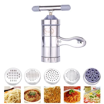 

5 Mode Stainless Steel Pasta Noodle Maker Machine Handmade Noodles Press Spaghetti Machine Noodles Fruit Press