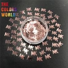 TCT-382 MK shape 8 мм размер ногти блестящий дизайн ногтей украшение боди-арт макияж хна татуировки Tumblers ремесло DIY аксессуары фестиваль