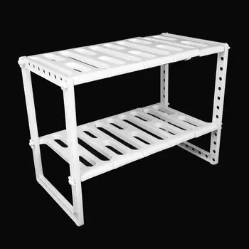 

Household Multi-Functional Telescopic Stainless Steel Under Sink Storage Rack Kitchen Organizer