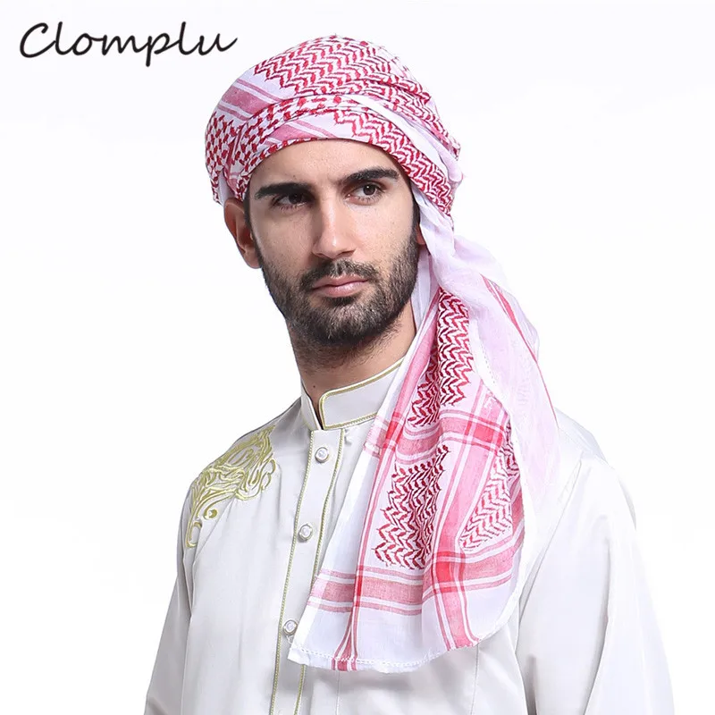 Clomplu молитвенные шляпы мусульманский ислам мужские тюрбан Рамадан Саудовская