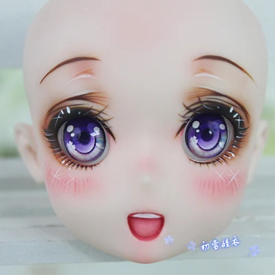 1/6 1/4 1/3 BJD аксессуары кукла полусферический глазный шар пластиковый мультфильм глаз для BJD/SD, не включает кукольную голову и другие E2558