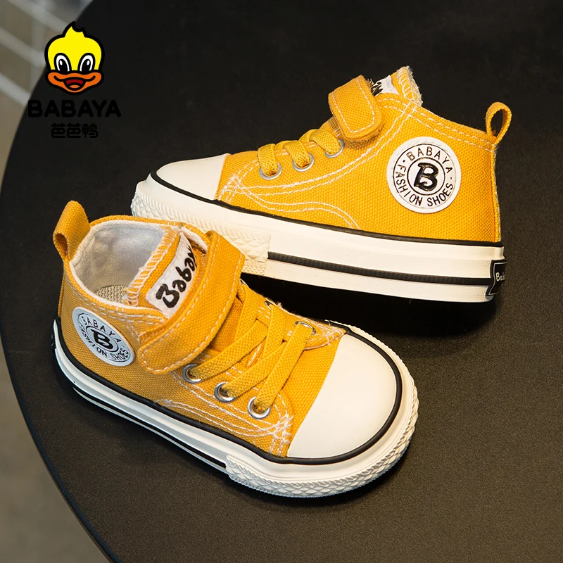 Babaya Baby Shoes Girls 1-3 Years Old Children Canvas Shoes Boys Baby Soft Bottom Breathable 2021 Spring New Toddler Boy Shoes 5