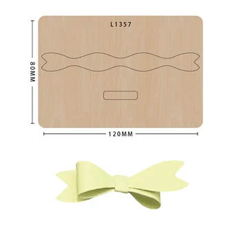 

Bowknot knife mold wooden die DIY craft bow-knot cutting to make decorative templates Suitable for big shot sizzix machines