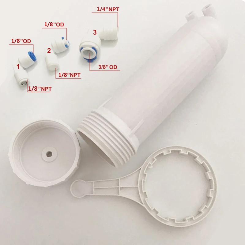 Reverse Osmosis 3012 Housing for 3012-400 gpd3012-600gpd Ro membrane With 5M 38OD CCK Parts TubePipe and All Fittings (1)