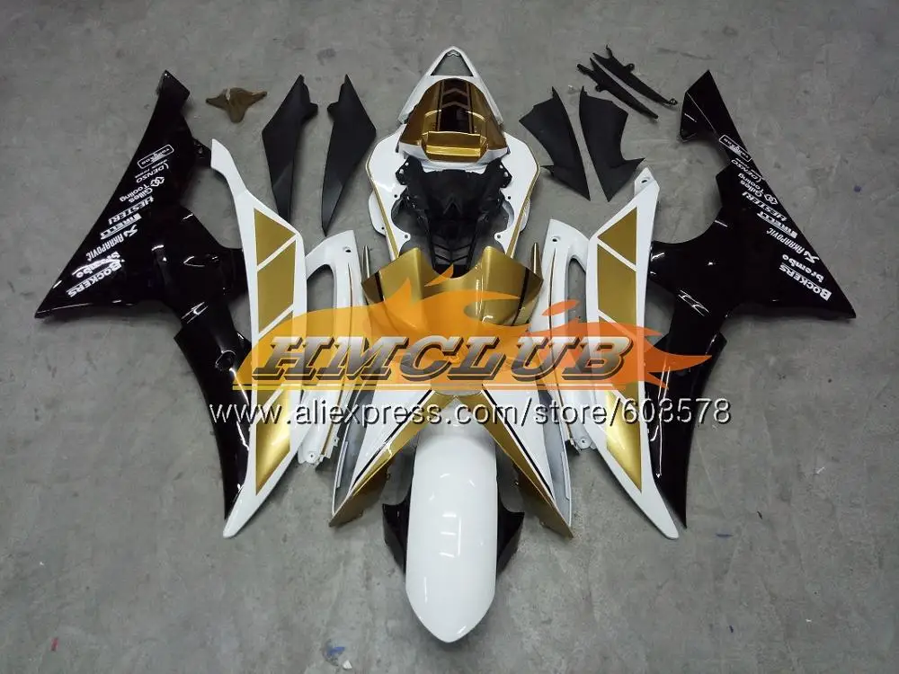 Инъекций для YAMAHA YZF600 YZF R6 2008 57CL. 13 YZF 600 R 6 YZF-R6 YZFR6 08 09, 10, 11, 12, 13, 14, 15, 16 лет синий Обтекатели с пламенем - Цвет: No. 23