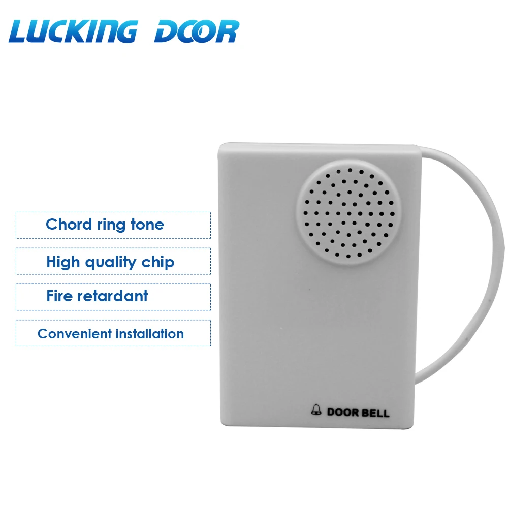 DC 12V Wired Door Bell Vocal Chime Wired Doorbell For Office Home