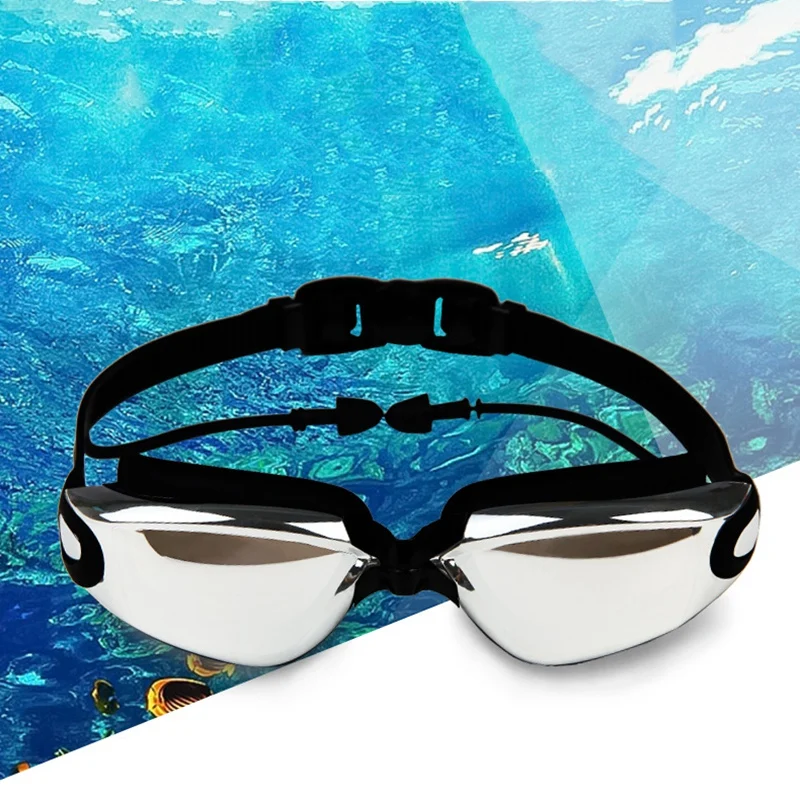 Новинка, очки для плавания, профессиональные, регулируемые, водонепроницаемые, противотуманные, УФ, очки для плавания