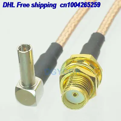 

DHL 50pcs SMA female bulkhead to TS9 male right angle RG316 Jumper pigtail 150CM cable 22j