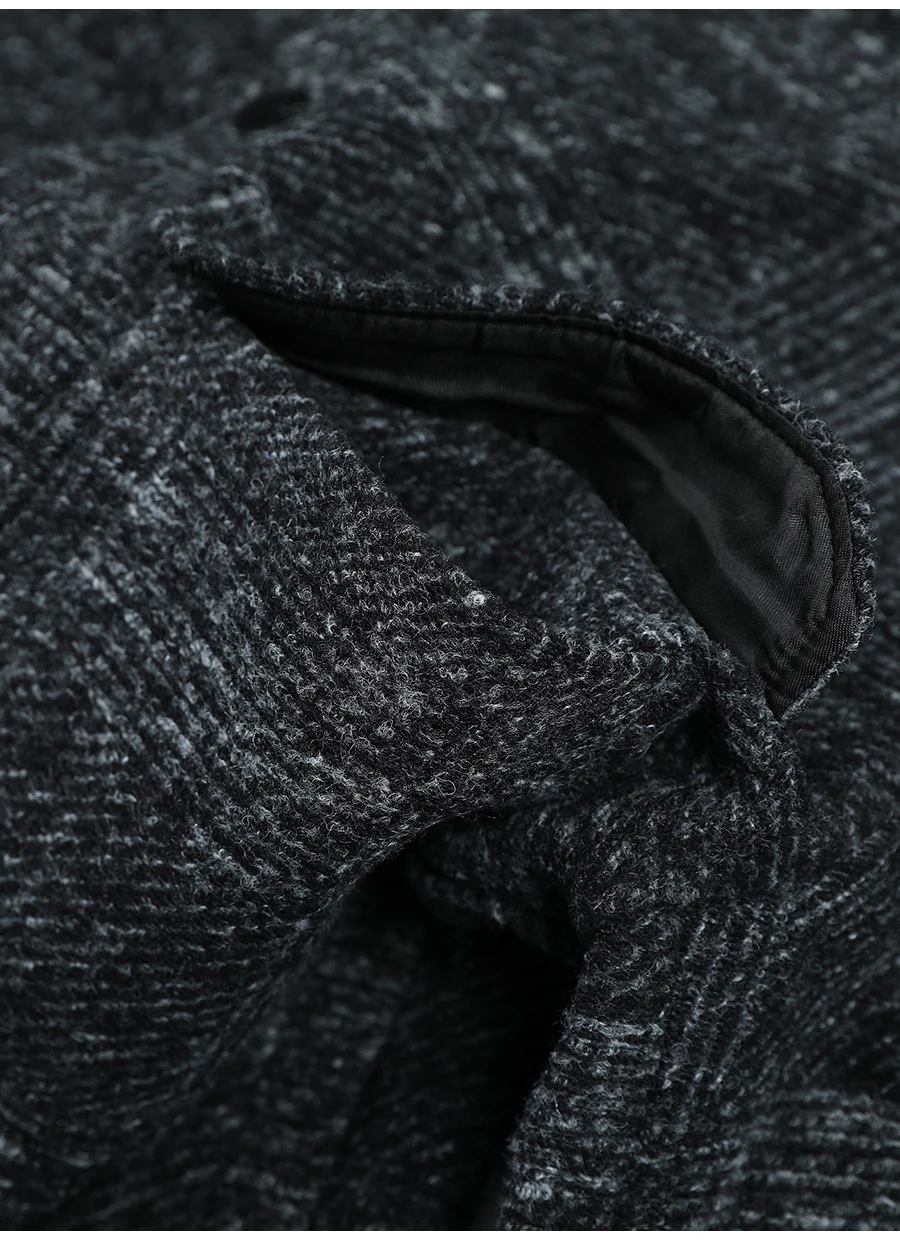 Бренд SIMWOOD, Повседневная теплая куртка для мужчин,, Зимняя шерстяная куртка, Мужская ветровка, повседневные пальто, приталенная верхняя одежда размера плюс, 180416