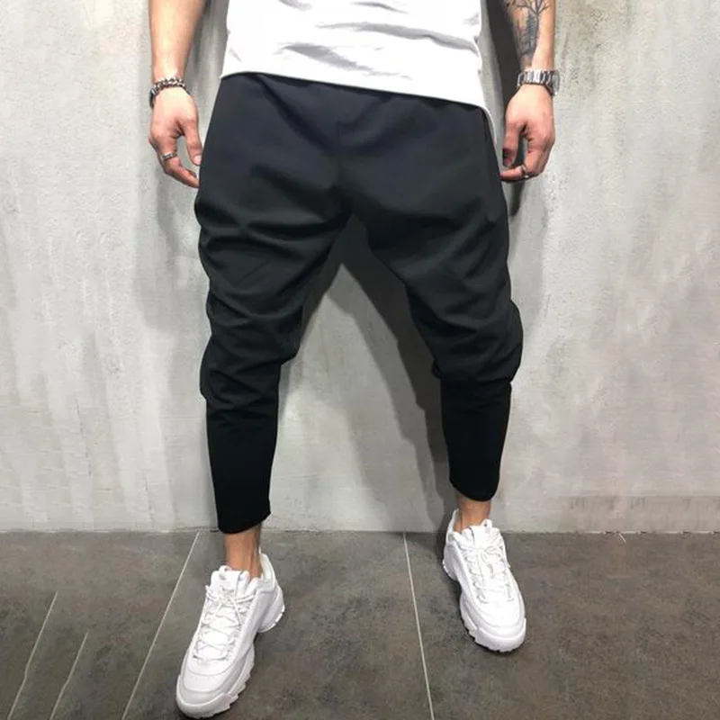 

Zogaa 2020 Slim Men Cross Joggers Hip Hop Streetwear Casual Track Pants Male Solid Cotton Sweatpants Deep Crotch Baggy Trousers