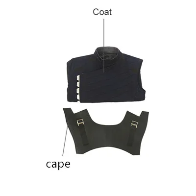 coat and cape Мстители Бесконечность войны косплей зимний солдат Косплей Костюм мужской Хэллоуин баки Барнс костюм для взрослых индивидуальный заказ - Цвет: coat and cape
