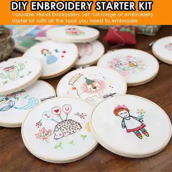 

Cross-Stitch-Kits Embroidery Crafts Materials Flowers-Patterns Handmade Sewing-Supplies Diy Handmade-Kit Material