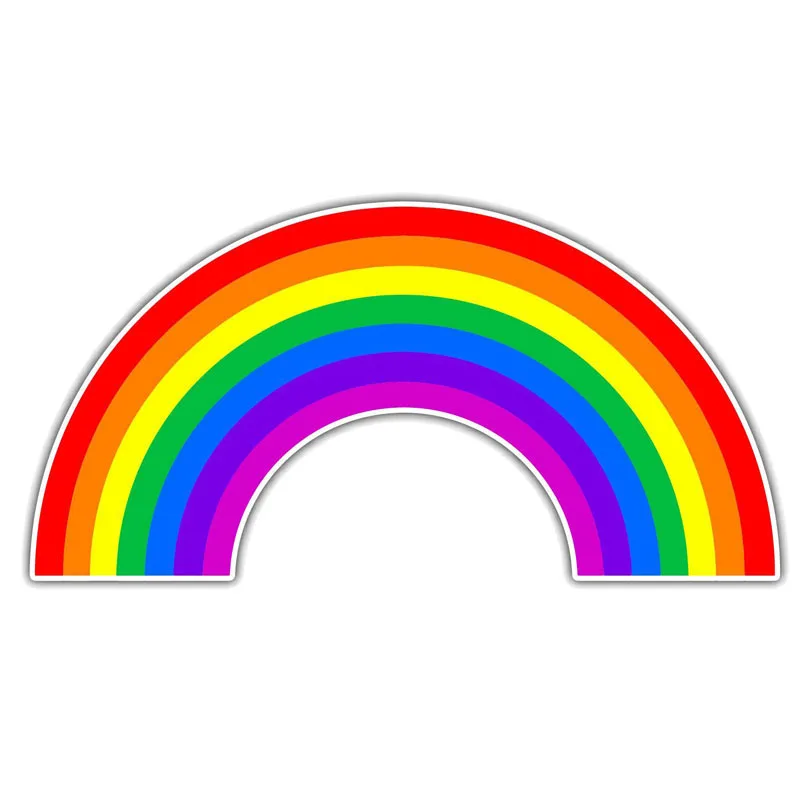 

JuYouHui Exterior Accessories Decal Interesting Rainbow Lesbian Gay Car Sticker Car Styling Decals Vinyl PVC 15cm