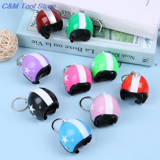 Porte-clés de casque de moto pour femmes et hommes, 1 pièce, mignon, de  sécurité, de voiture, sacs, porte-clés tendance, cadeau bijoux - AliExpress