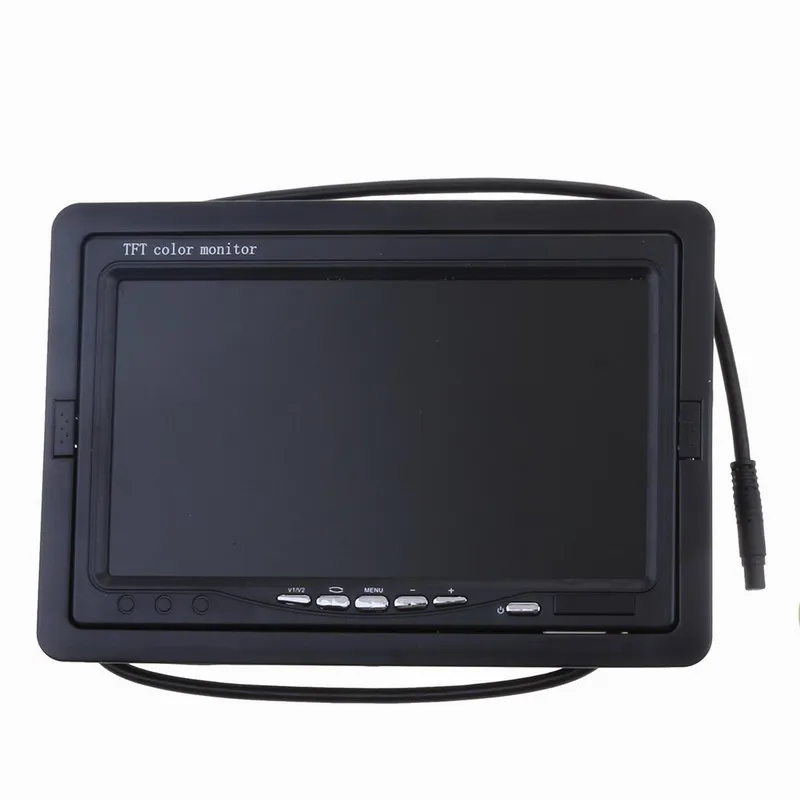 XYCING автомобильные мониторы 7 дюймов HD 800*480 монитор для камеры заднего вида 12 в монитор парковки 2 видео вход автомобильный монитор заднего вида
