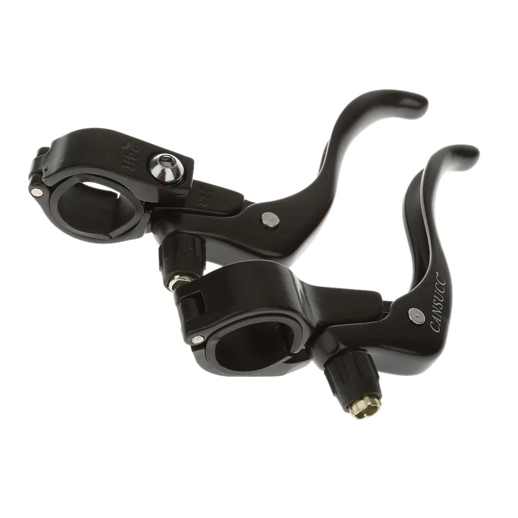 Fixed Gear Bike Cycling Brake Levers Brake Handle Fit 22.2mm / 24mm Black
