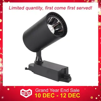 

ICOCO 10W COB LED Track Light Clothes Shop Ceiling Lamp Open Mounted Rail Spot Light Super Bright Adjusttable Angle Down Lamp