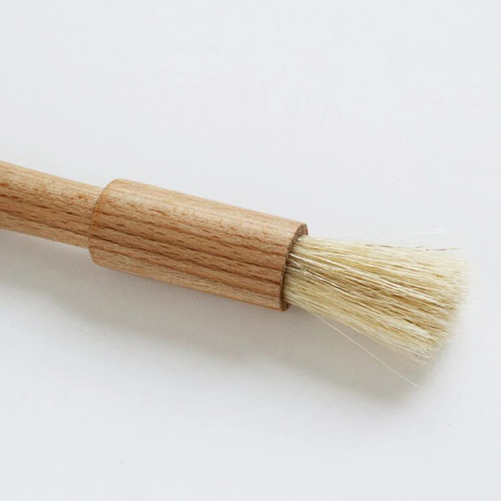 Wooden handle Oil Brush Baking Bakeware Bread Cook Pastry BBQ