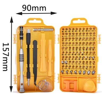 

Electric 110-In-1 Screwdriver Set Electronics Repair Tool Chrome Vanadium Alloy