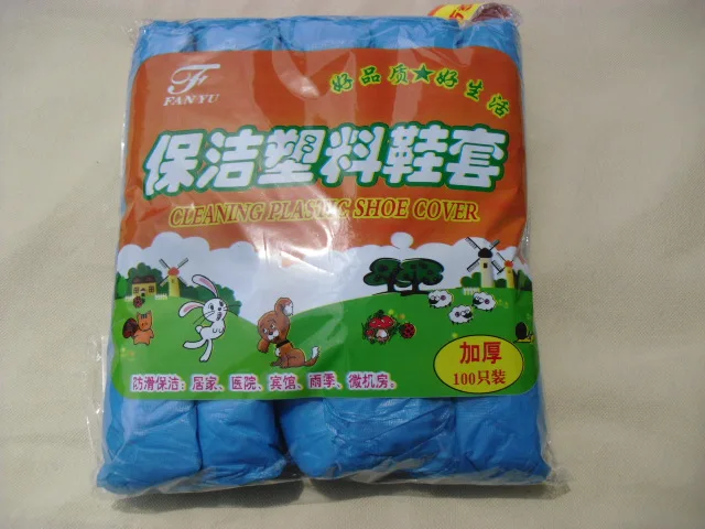 

Disposable Shoe Cover Wear Thick Waterproof Plastic Shoe Cover Dustproof Shoe Cover for Home & Office Use Sales Offices Shoe Cov